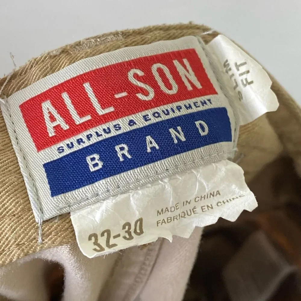 All-Son Suplus & Equipment Urban Outfitters Tan Camo Military Army Cargo Pants